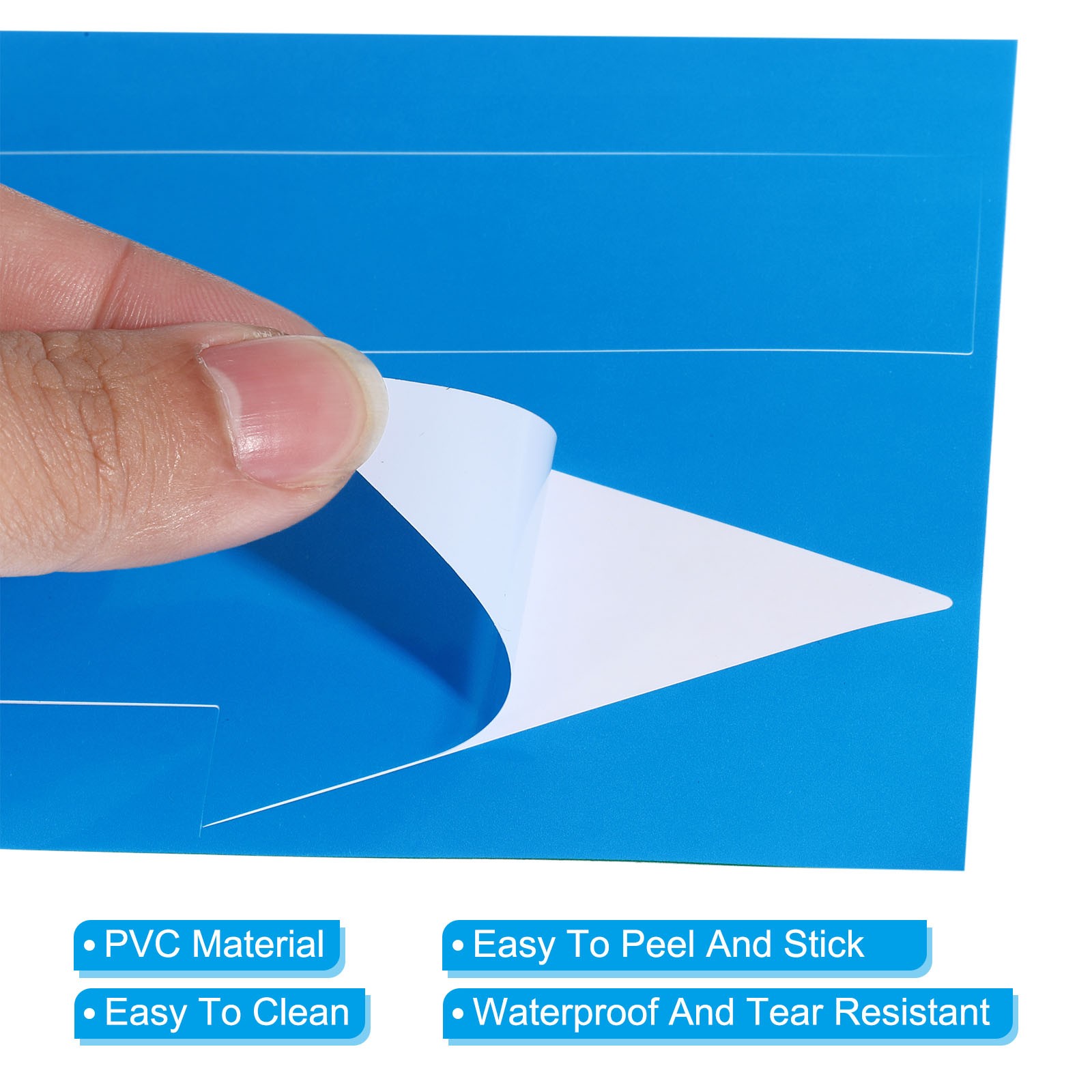 10 Pack 8″x2″ Arrow Sticker PVC Removable Self Adhesive Waterproof Floor Blue