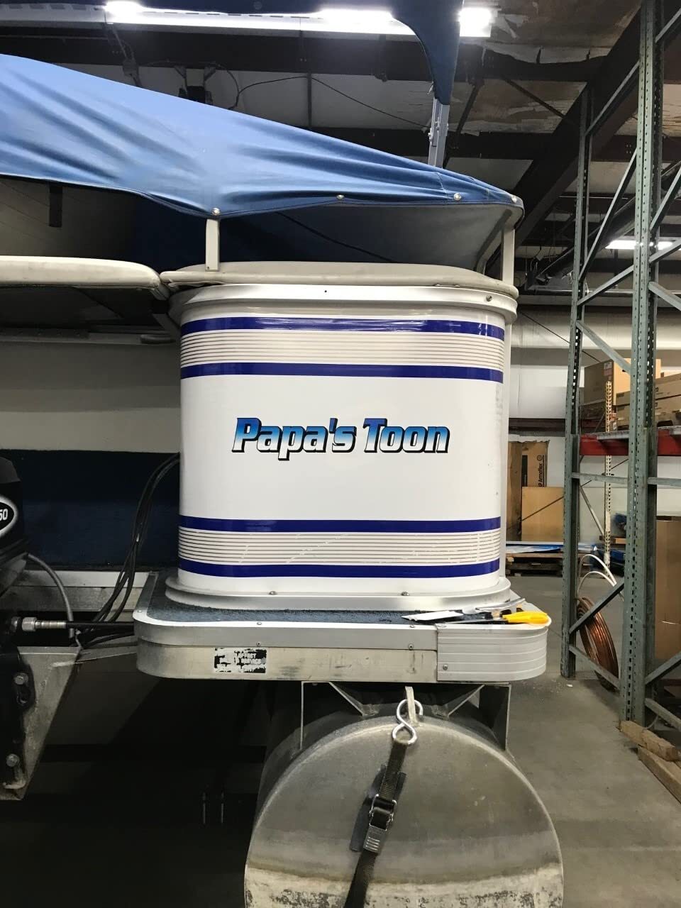 Boat Name Decal 6×36″ / Custom Hull Graphic / Premium Marine Vinyl Lettering GR