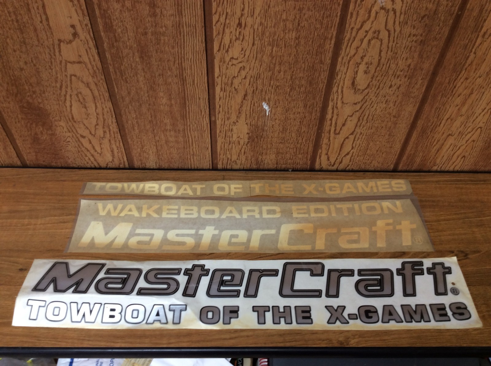 MasterCraft Boats – Silver/White Bundle – Decals/Stickers 30″x5″