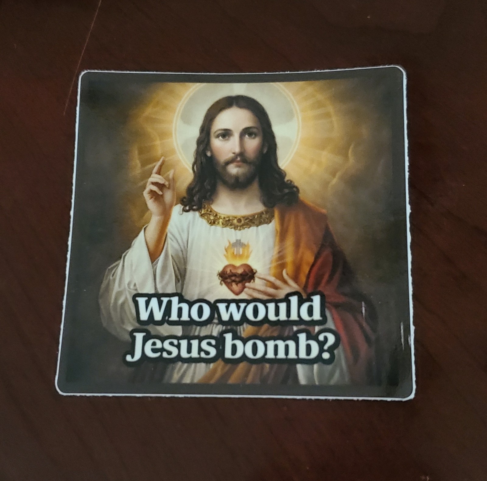 JESUS PRO PEACE ✌️ ANTI WAR STICKER **5** WARRANTY