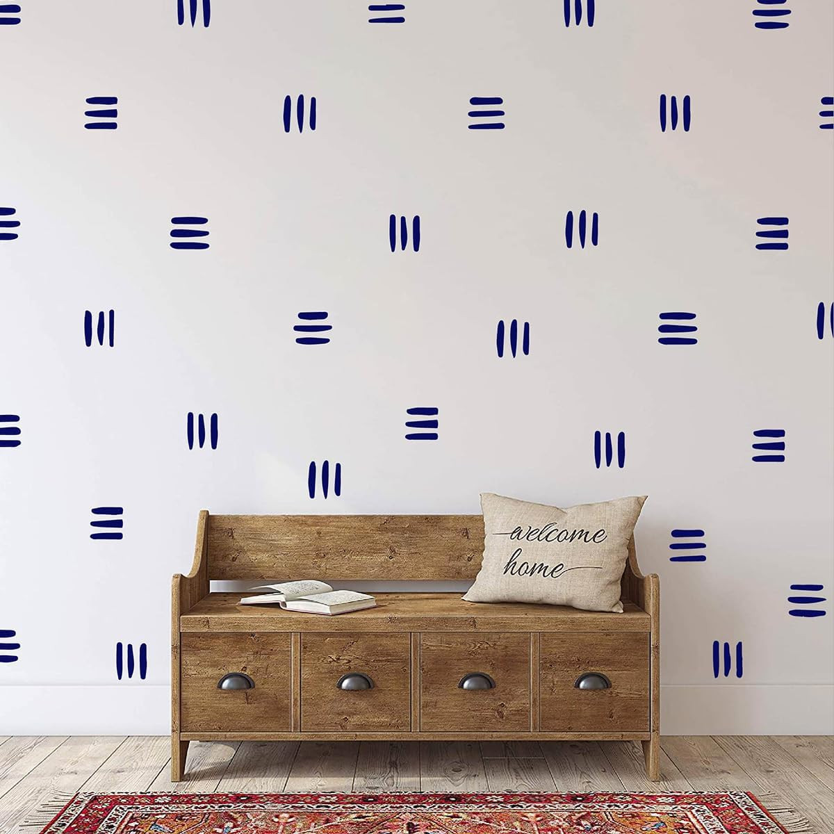 120pcs Modern Line Wall Stickers Boho Nursery Kids Living Room Scandinavian Home