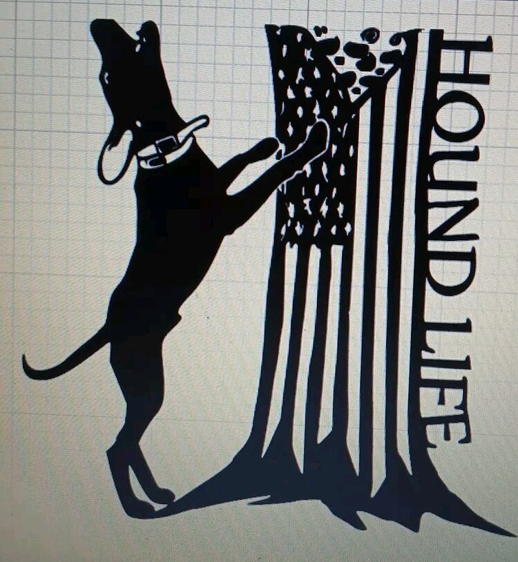 Hound Life Raccoon Hunting Decal