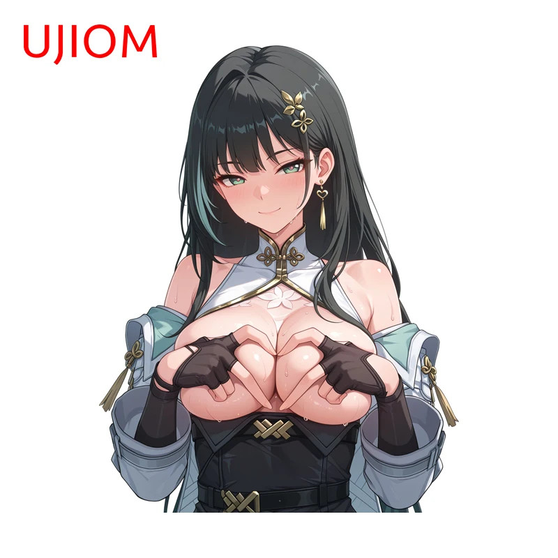 UJIOM Wuthering Waves Baizhi Wall Stickers Beautiful Fascinating Girl Anime