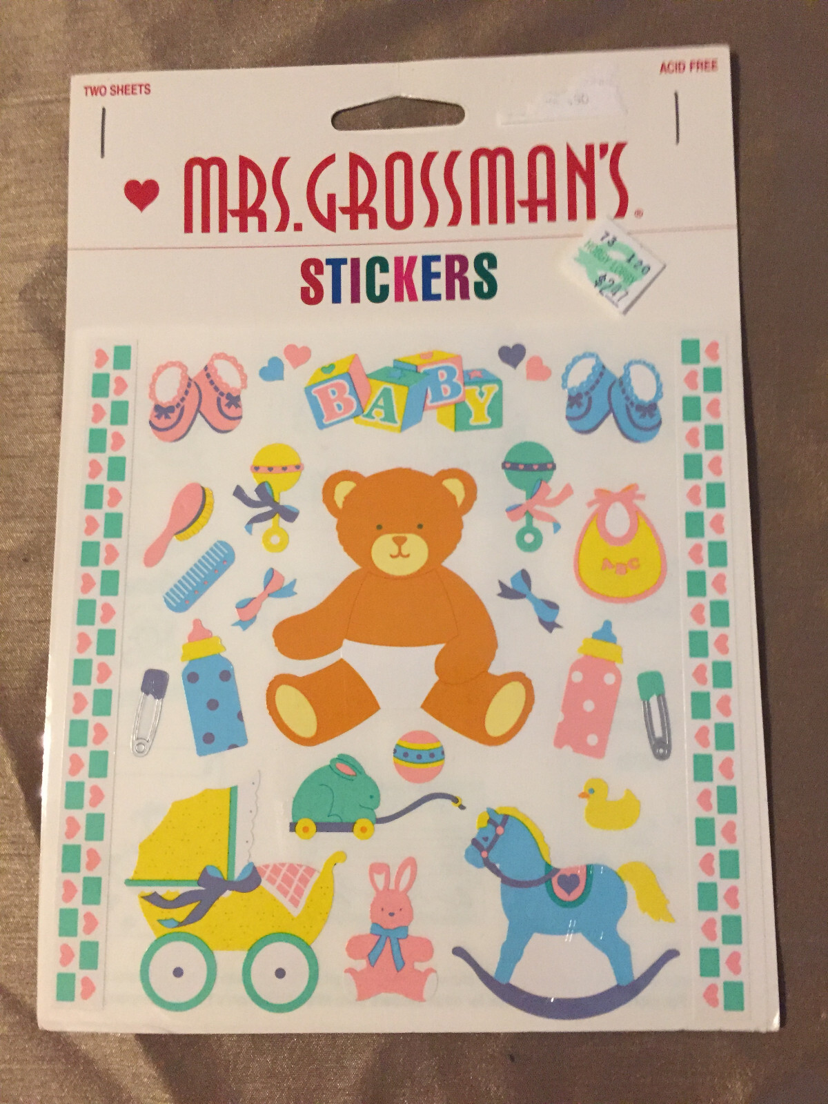 MRS. GROSSMAN’S STICKERS BABY 2 SHEETS 1999