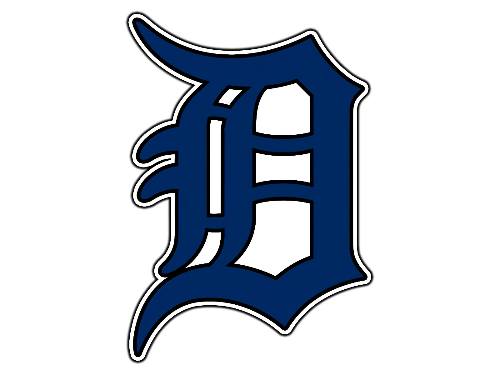 #0172 Detroit Tigers Logo MLB Waterproof Vinyl Sticker Decal Die-Cut