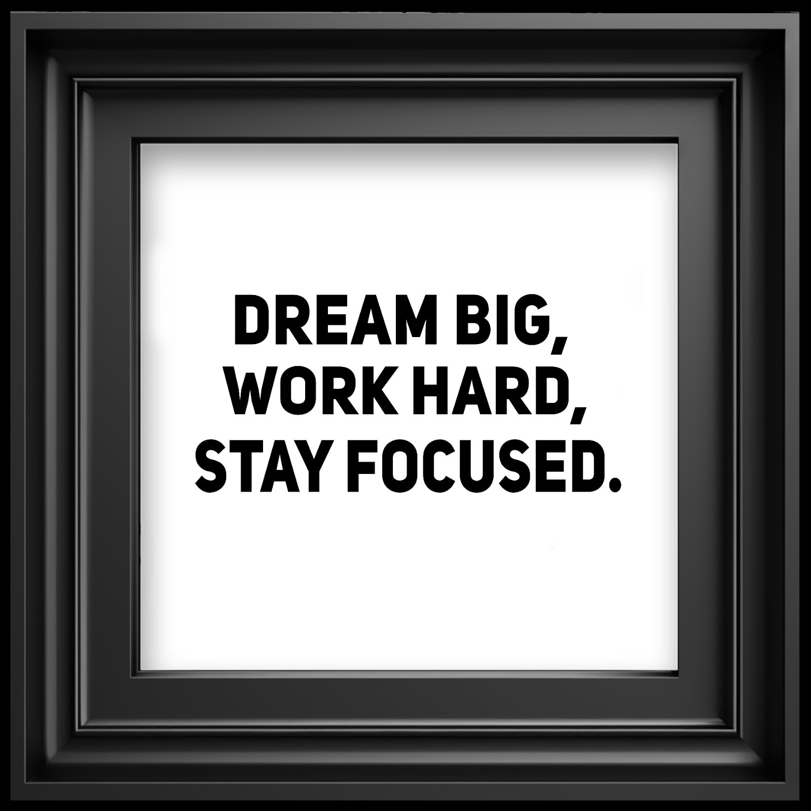 Motivational Wall Art – Peel and Stick Vinyl/removable Wall Decals. 3D illusion.