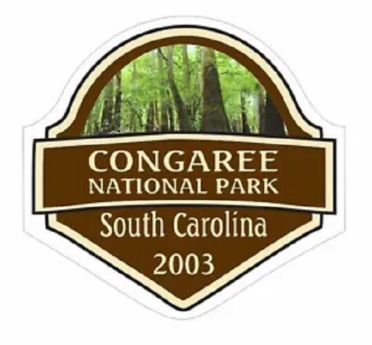 Congaree National Park Sticker Decal R845 South Carolina YOU CHOOSE SIZE