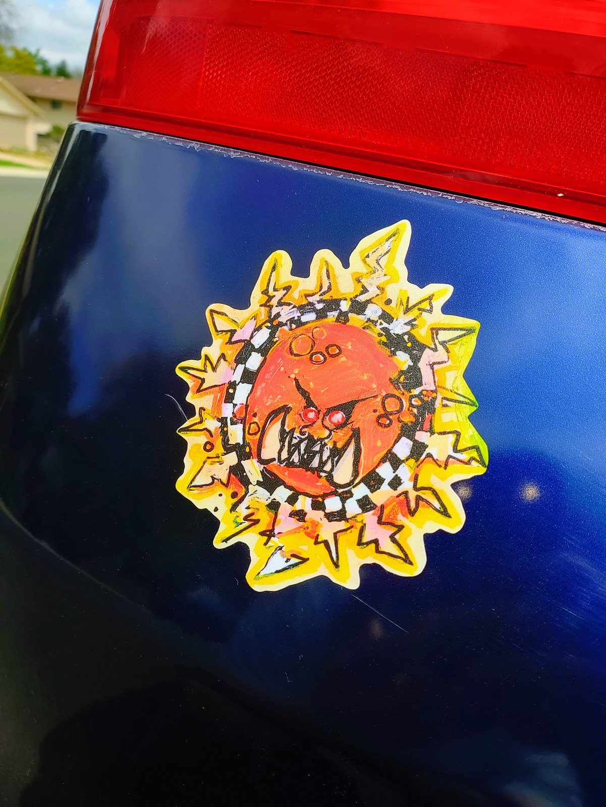 EVIL SUNZ, Warhammer 40k Ork Clan Vinyl Sticker – 5 Inch Weatherproof Decal