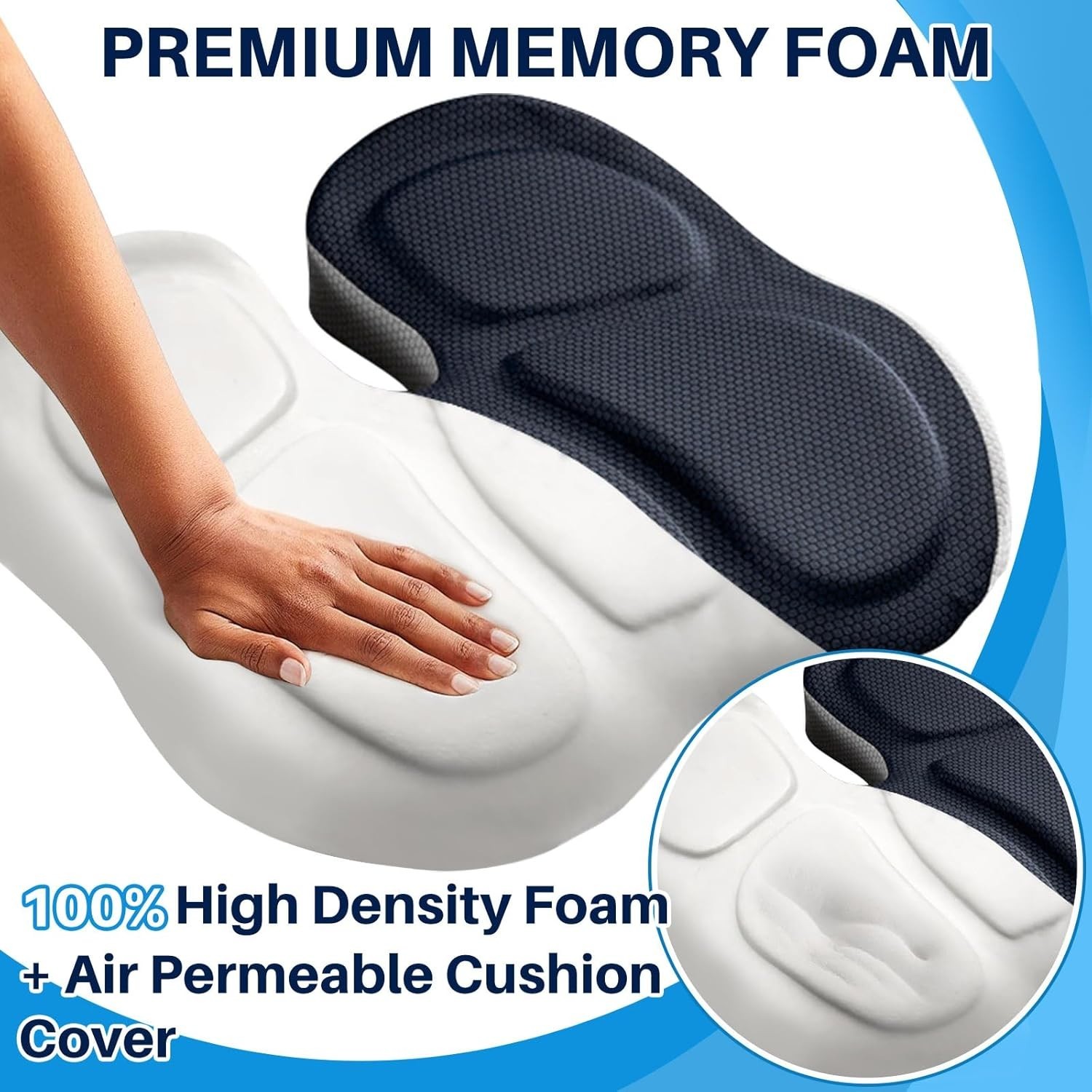 X Large Car Seat Cushion for Driving, Mprove Driving Vision/Posture, Truck Se…
