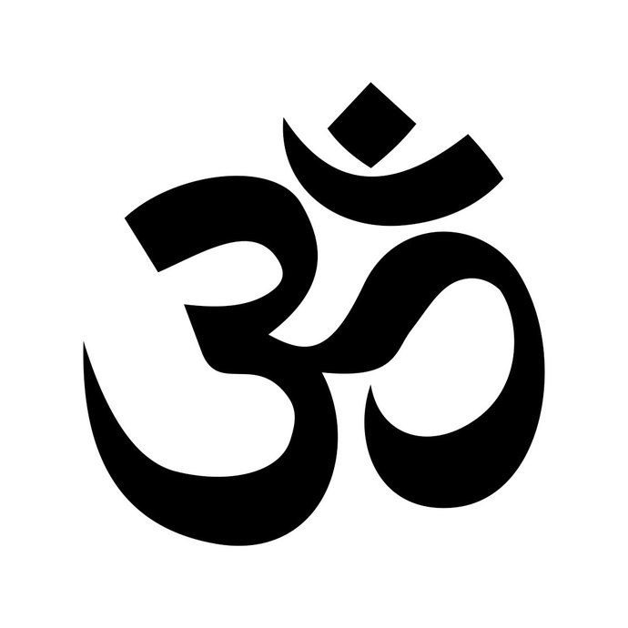 Aum Om Yoga Healing Mantra Symbol Decal Sticker for Mind Body Soul Car Truck