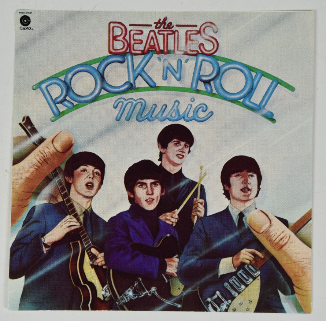 Vintage The Beatles Rock ‘n’ Roll Album Art 6″ Art Print 45 Record Paper ONLY