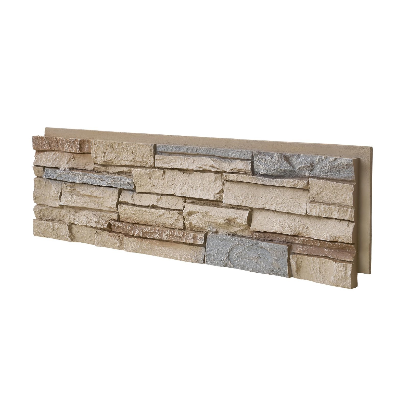 Faux Stone Wall Panels 1-Pack, 3.25 Sq Ft PU Veneer Siding for DIY Home Decor
