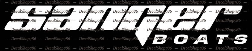 Sanger Boats – Outdoor Sports – CAR/SUV Vinyl Die-Cut Peel N’ Stick Decals