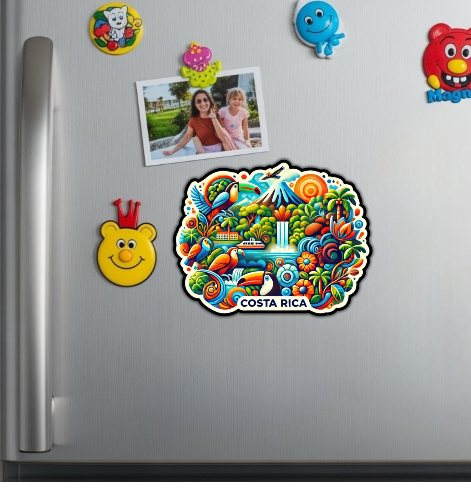 Costa Rica Fridge Magnet or Laptop Sticker