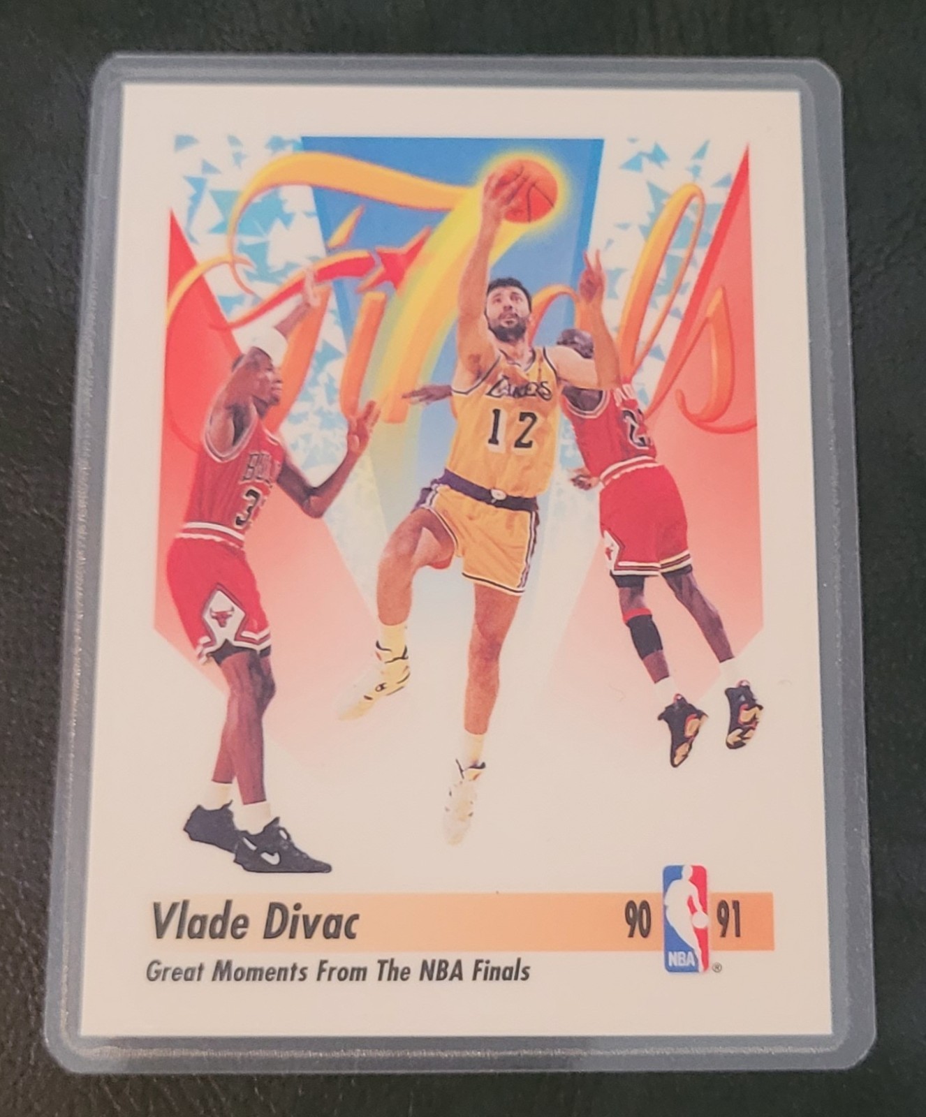 Vlade Divac Vintage Basketball Card HOF Fridge/Locker/Cabinet Laminated Magnet