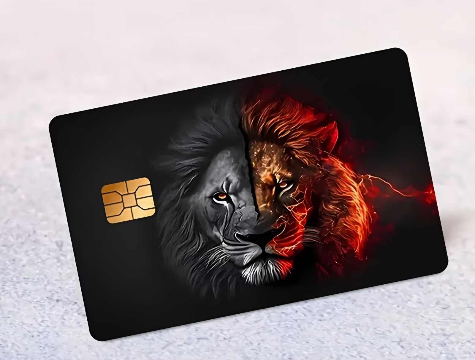 Lion Design Debit Credit Bank Card Skin Sticker NEW