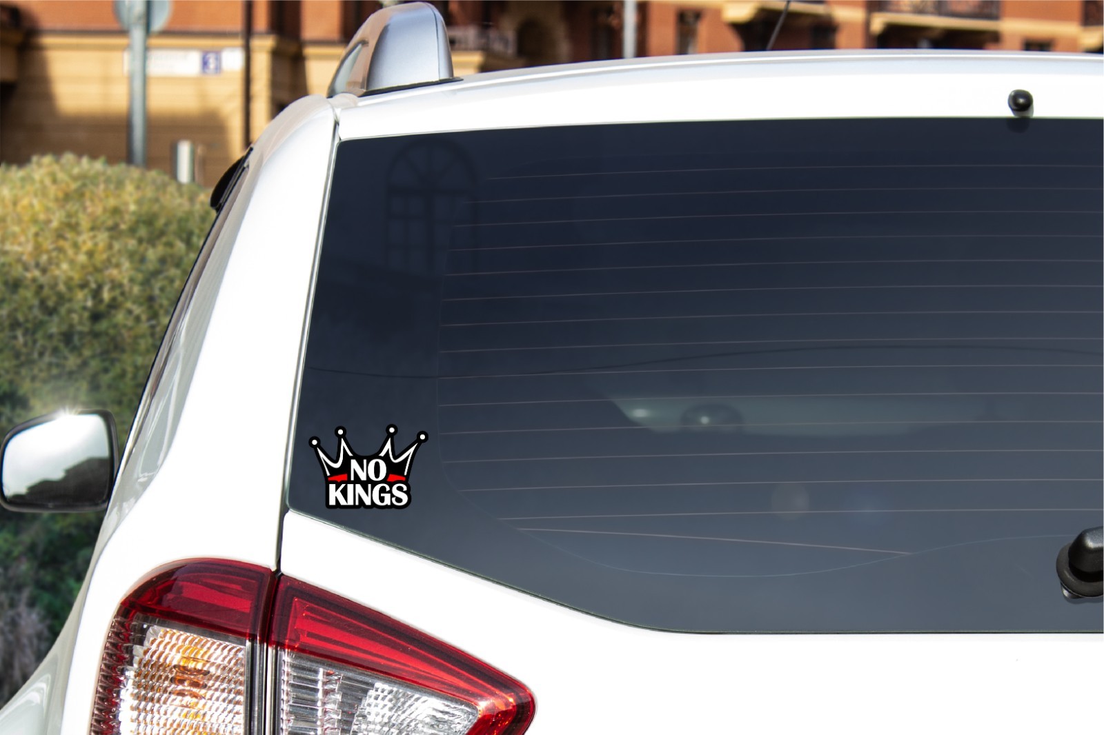 No Kings Decal Sticker Protest Day 2026 Political Anti Trump MAGA War King Crown
