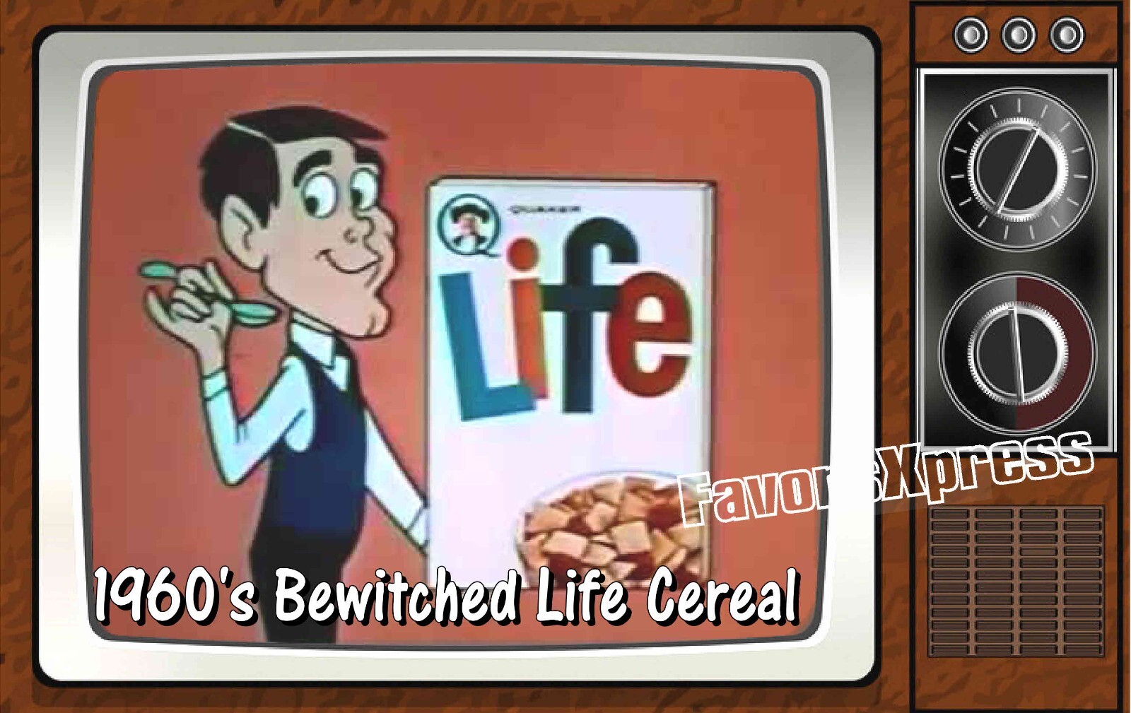 1960s Bewitched Life Cereal Commercial Classic TV Show PHOTO MAGNET 4X2.5 INCHES
