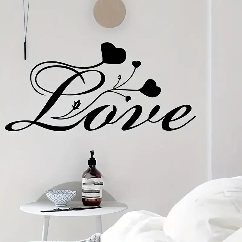 Creative Art LOVE Wall Stickers Decorations The Living Room Hallway Wall Murals