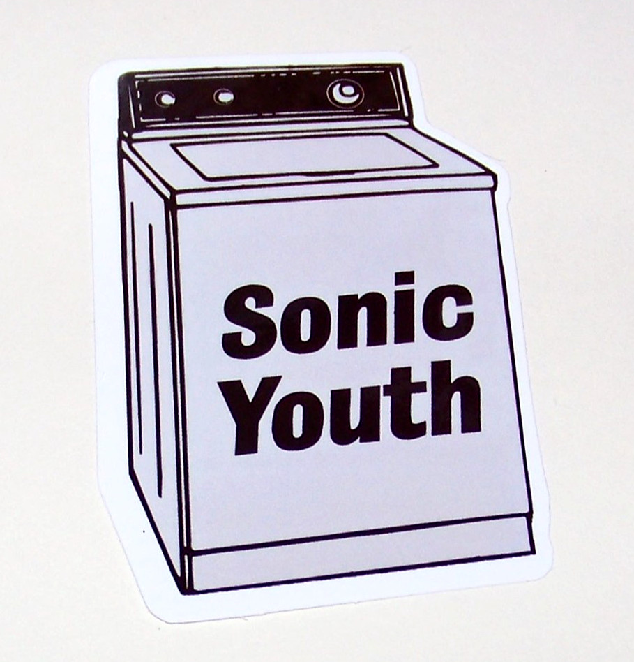SONIC YOUTH – Logo Die Cut Sticker Decal Rock Grunge Music Band Sonic Youth