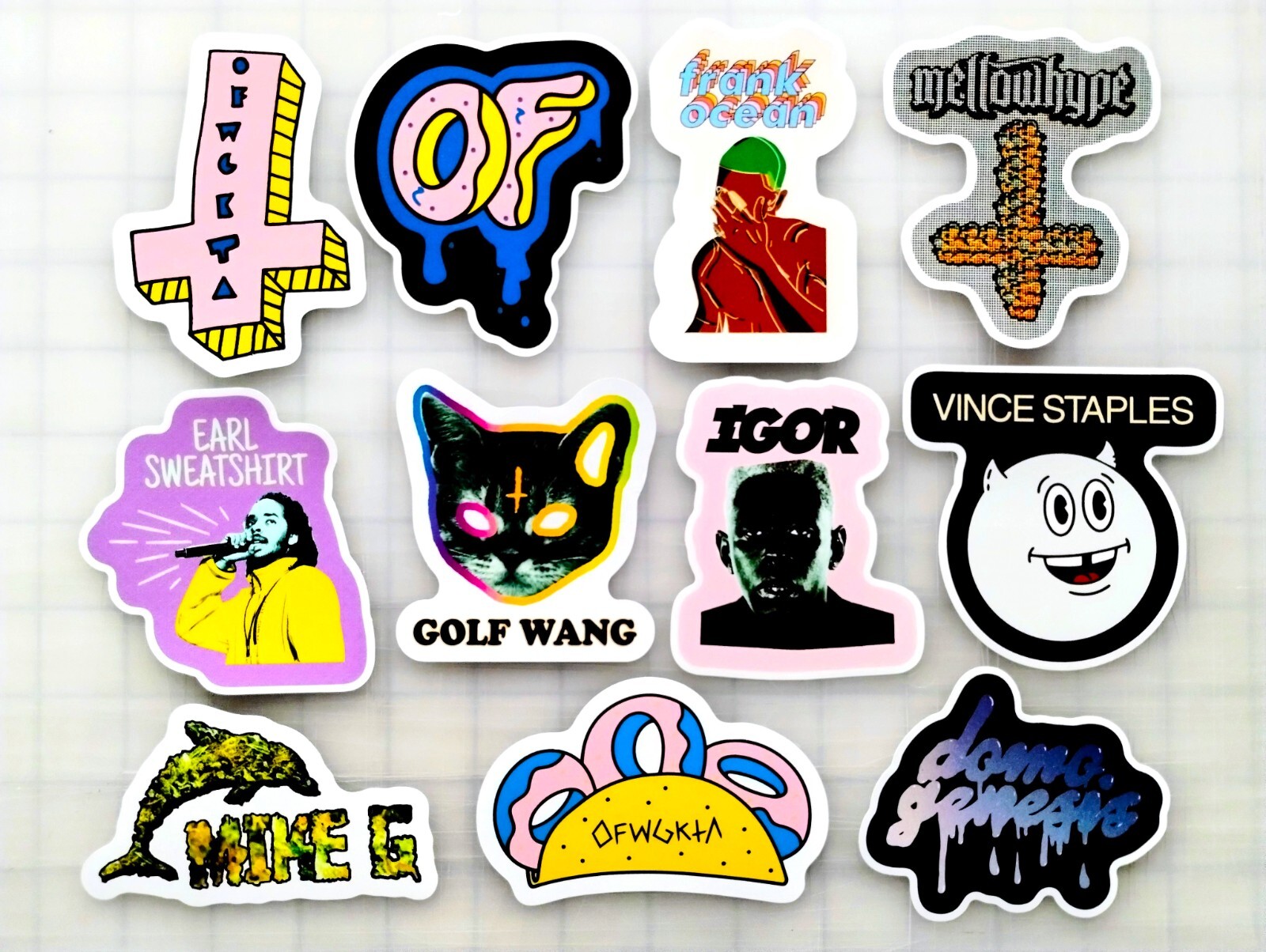 Sticker Pack (10 Vinyl Stickers) Underground Swag Rap Hip Hop Rap