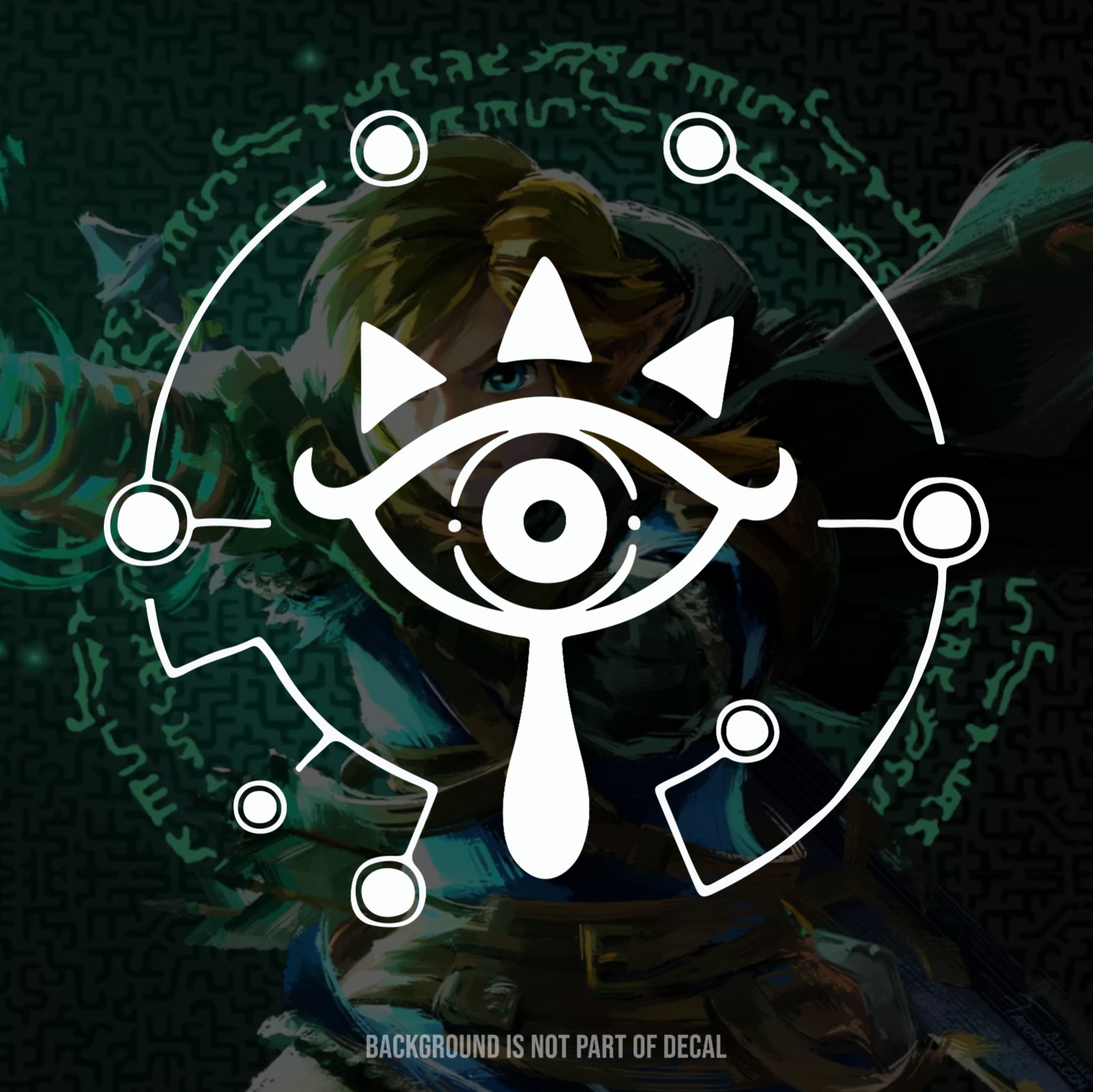 The Legend of Zelda Sheikah – Eye of Truth Vinyl Decal Sticker