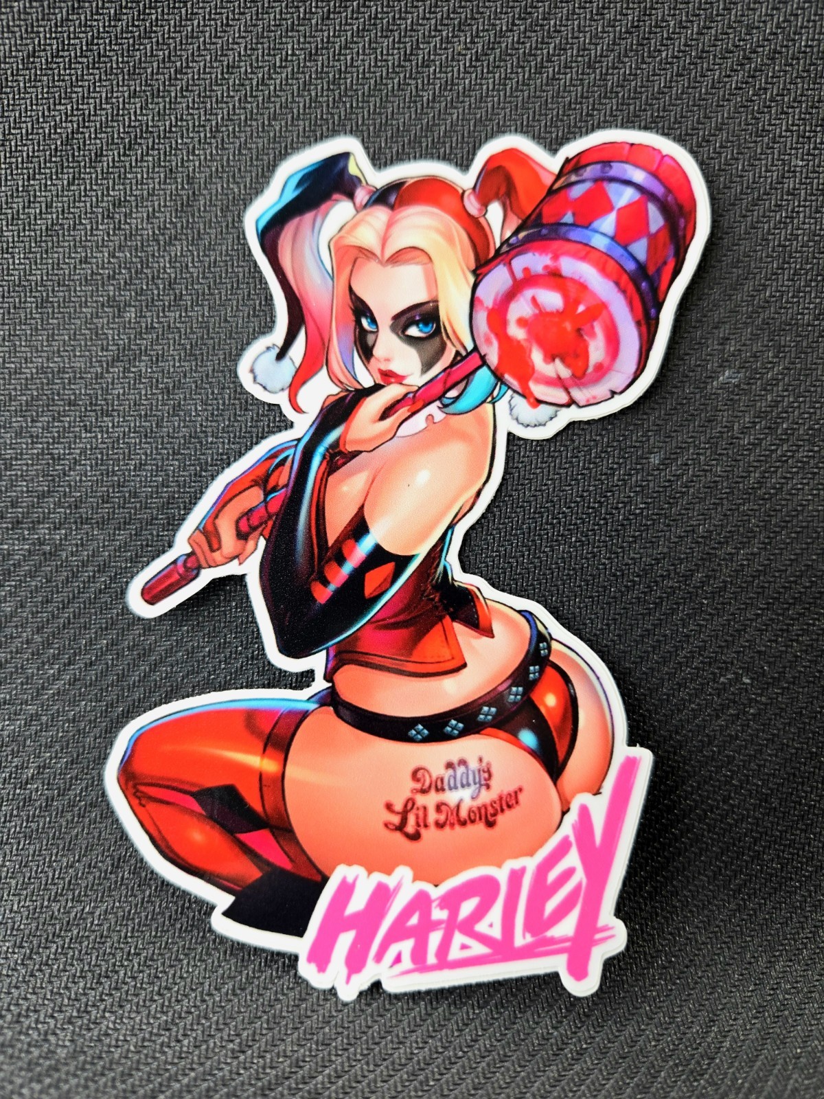 5″ Vinyl Weatherproof Waifu Vinyl Sticker Harley Quinn