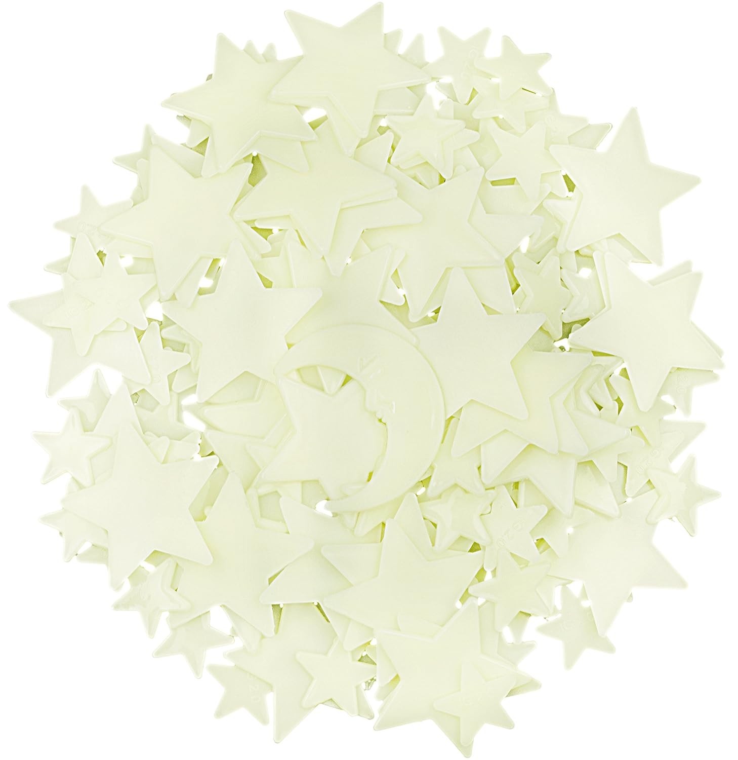 Glow in The Dark Stars – Includes Installation Material and Star map, 200 Glo…