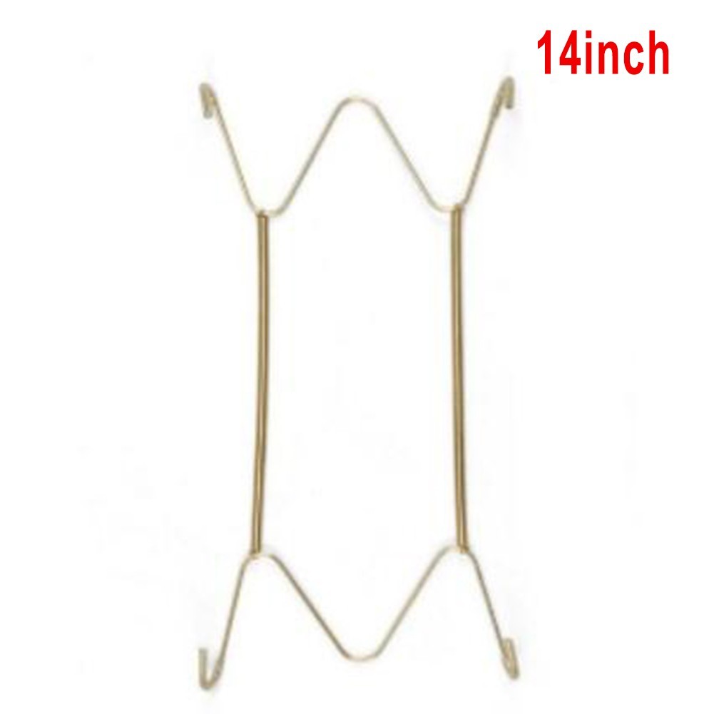 5-Sizes Wall Display Invisible Dish Hangers Adjustable Plate Spring Holder New