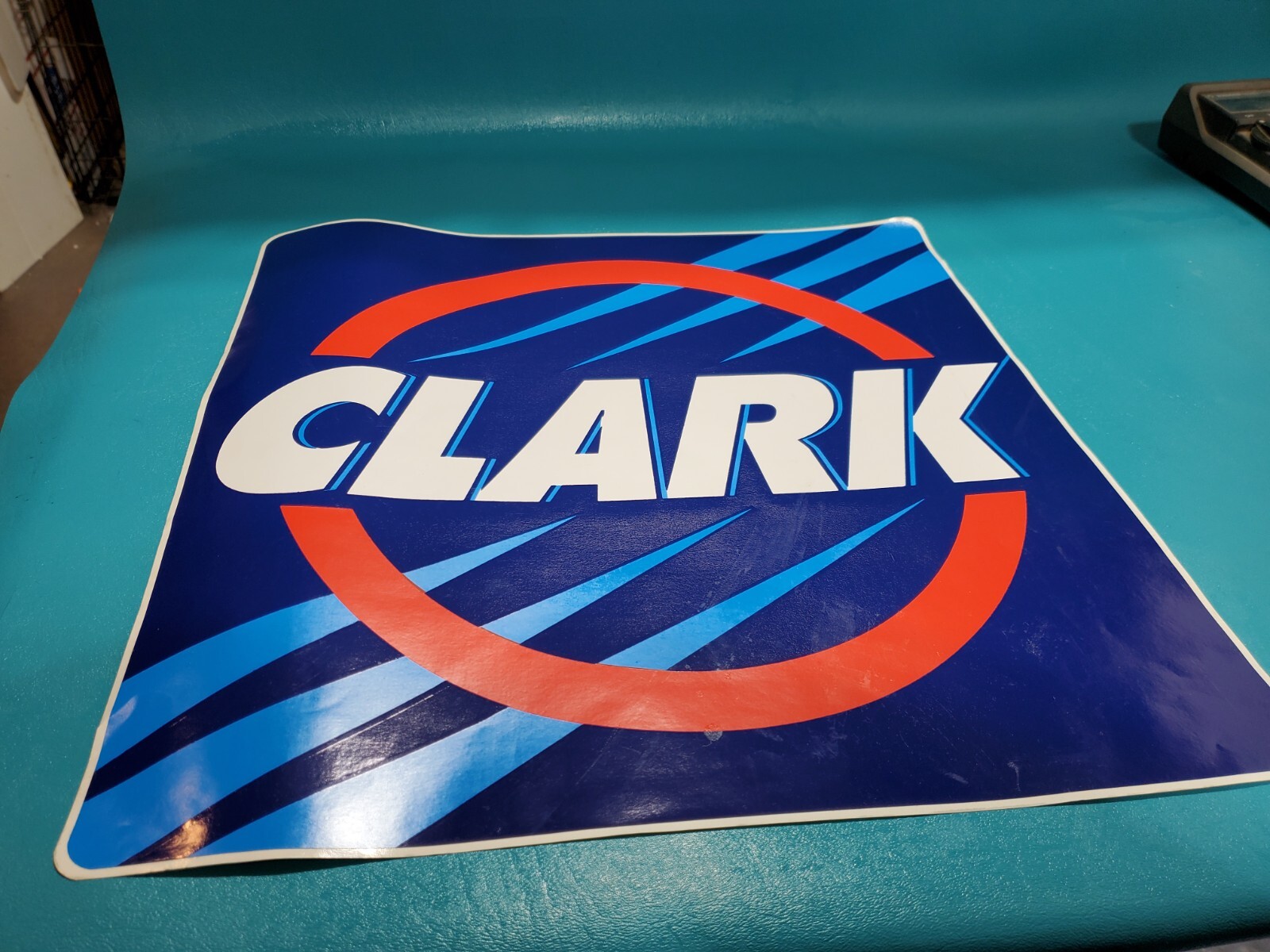 Clark Gas Station Logo STICKER LARGE Gas Pump 16″ X 16″ Oil