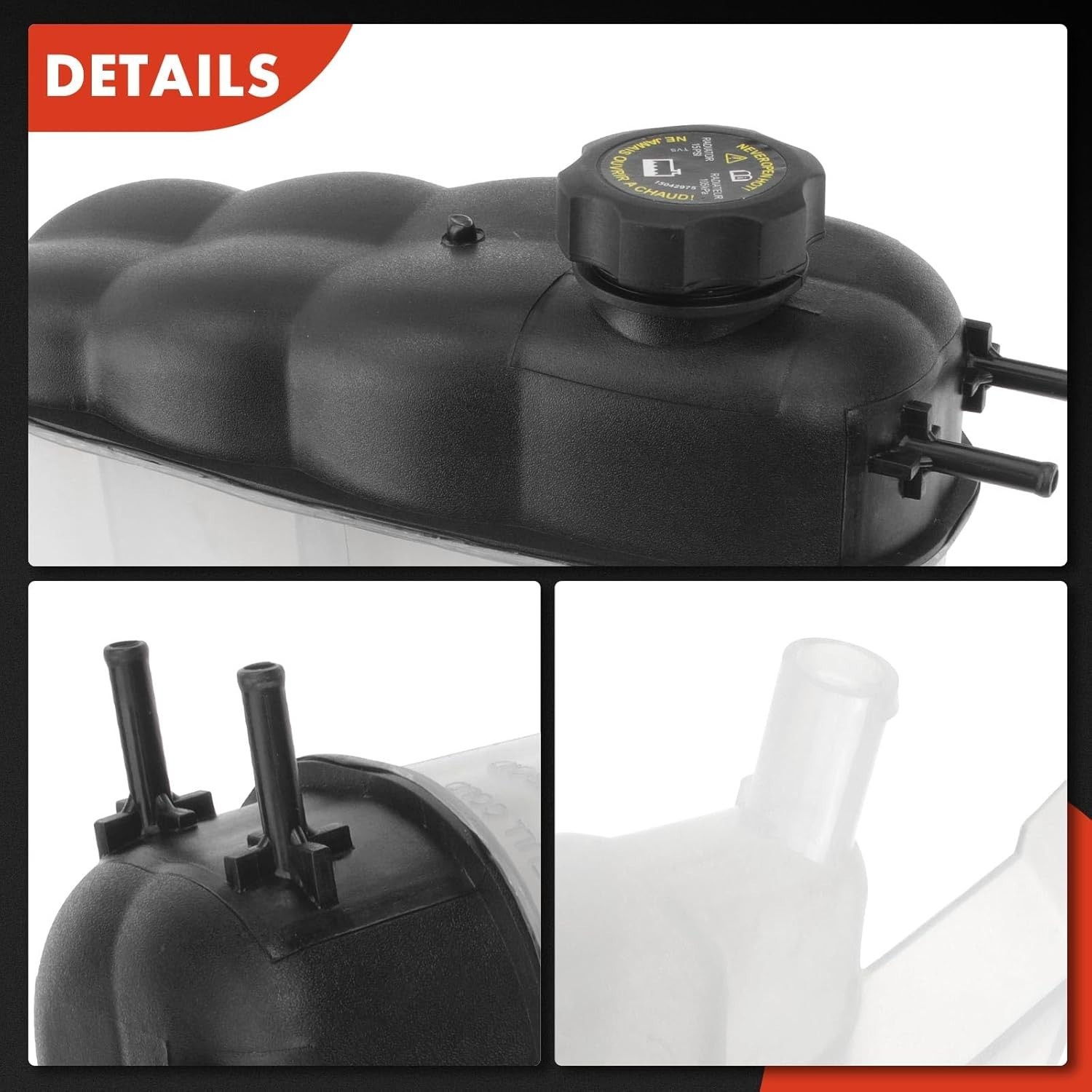 Coolant Expansion Reservoir Tank with Cap Compatible with Chevrolet Silverado 15