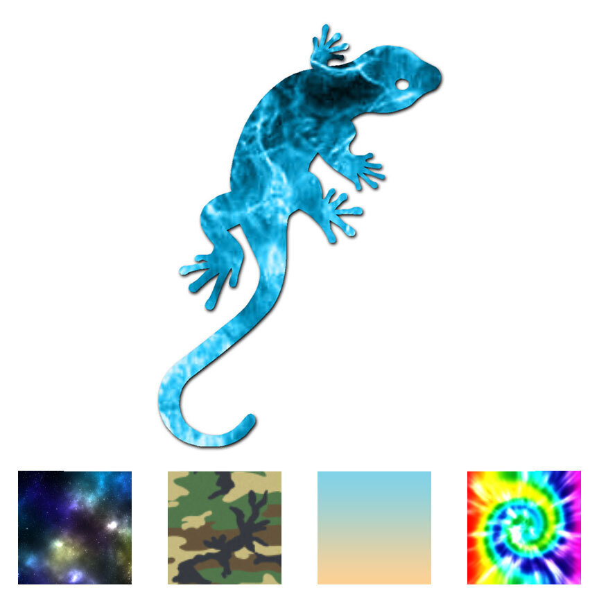 Gecko Lizard Anole – Vinyl Decal Sticker – Multiple Patterns & Sizes – ebn435