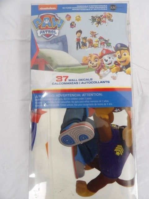 PAW PATROL Wall Stickers 37 Wall Decals Ryder Chase Marshal Zuma Skye