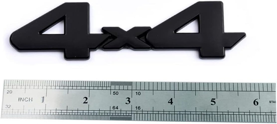 Stylish 3D Chrome 4×4 Emblem Badge – Universal Fit for 4RUNNER, TUNDRA, TACOMA