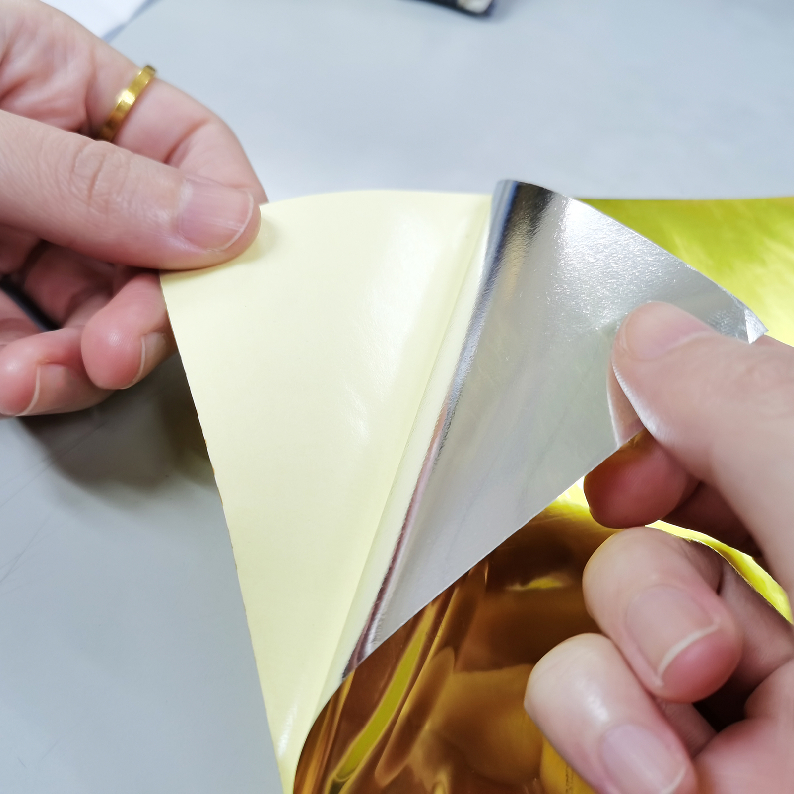 Gold Permanent Viny sticker 12″ x 12″ Gold Self Adhesive Vinyl 10 Pack