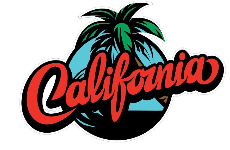 California Sticker Stickers A365