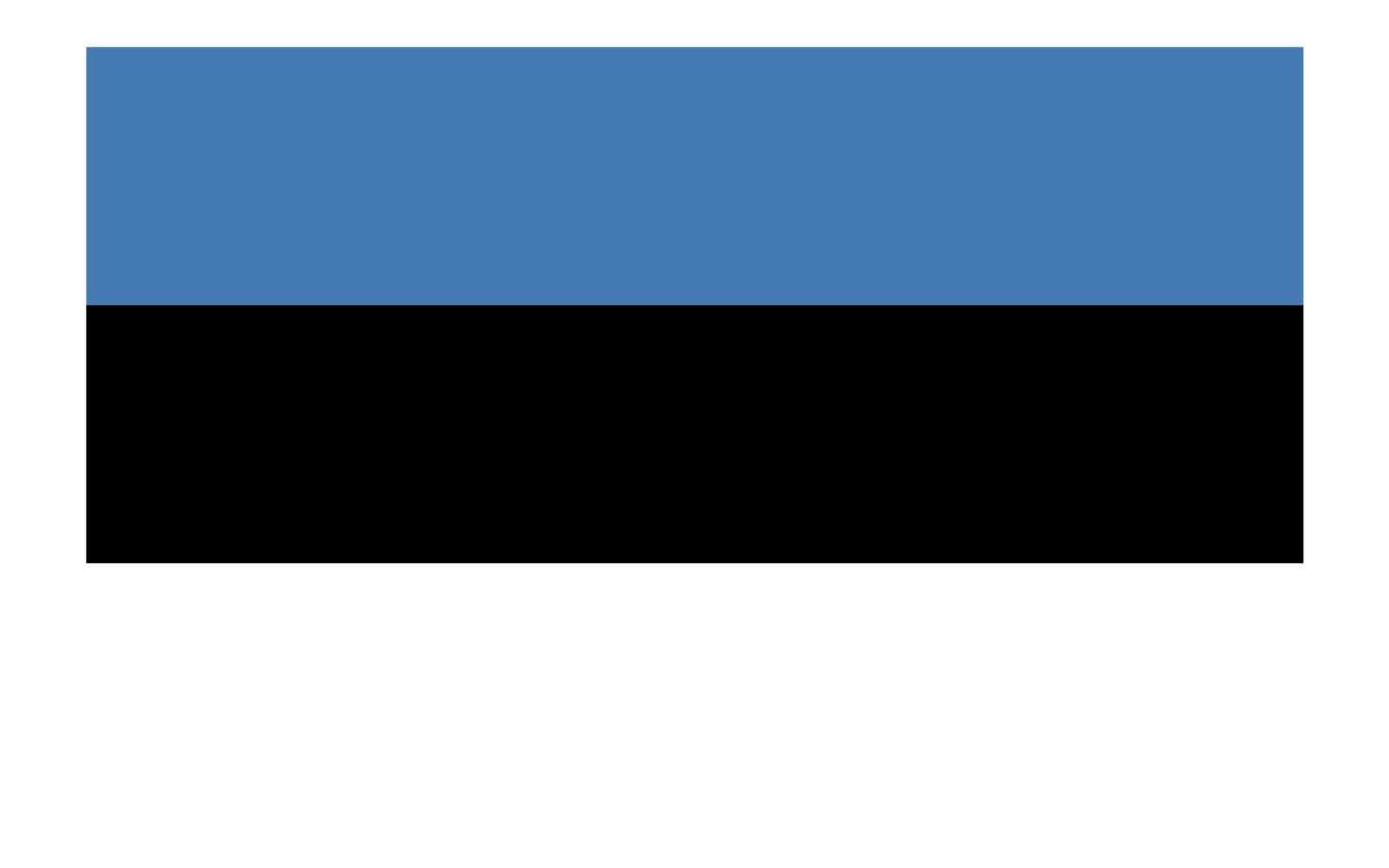 Estonia flag sticker weatherproof bumper vinyl decal