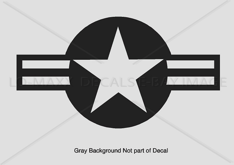 WW 2 USAF US Air Force Roundel Military Aircraft Fighter Bomber Insignia Decal