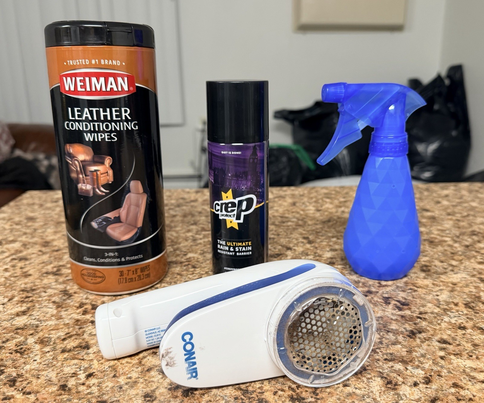 Leather & Shoe Care Cleaning Bundle Weiman Crep Fabric Shaver