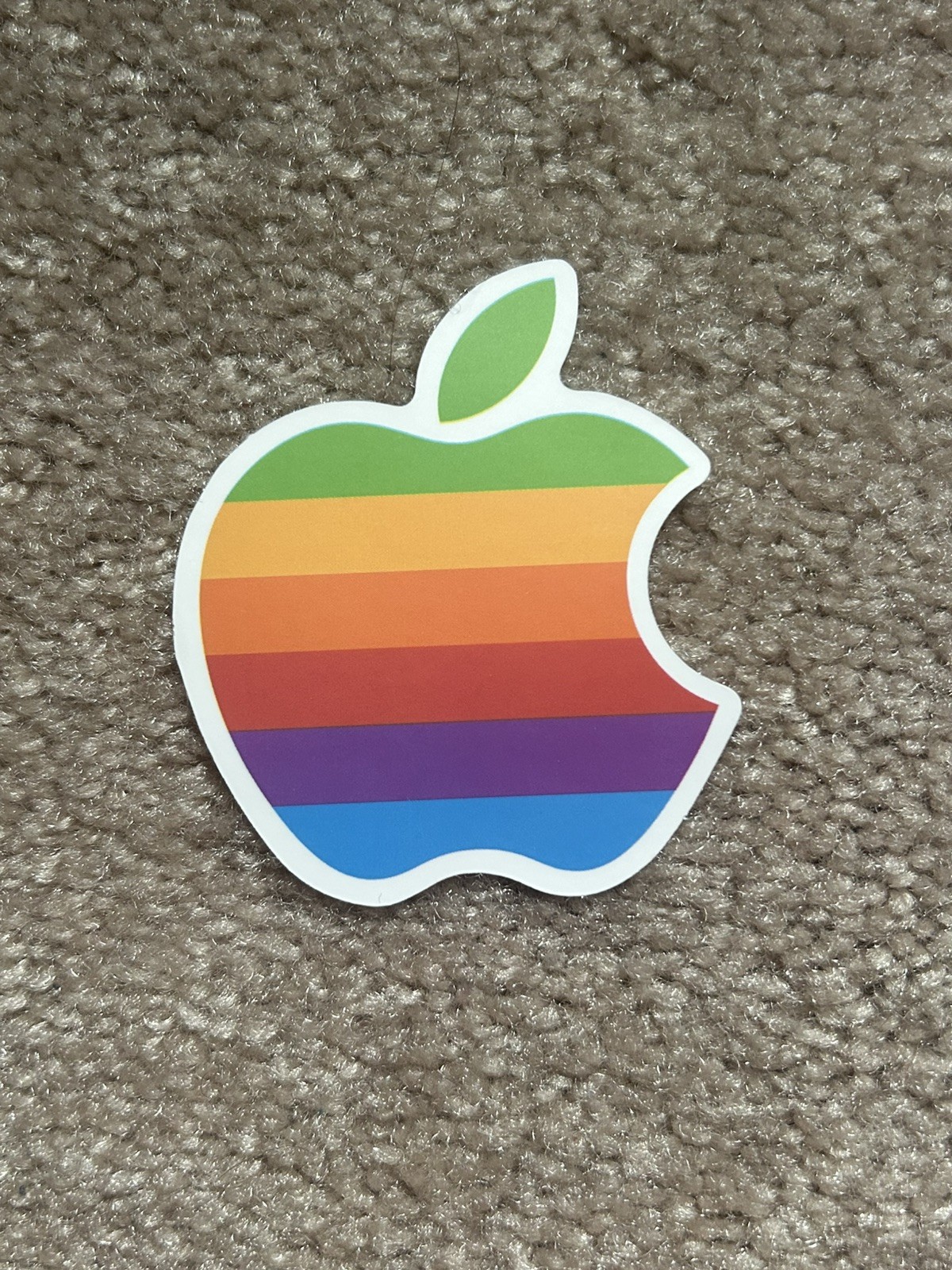 Apple Logo Pride Rainbow Sticker Bomb Vinyl Laptop Waterbottle Luggage Decal