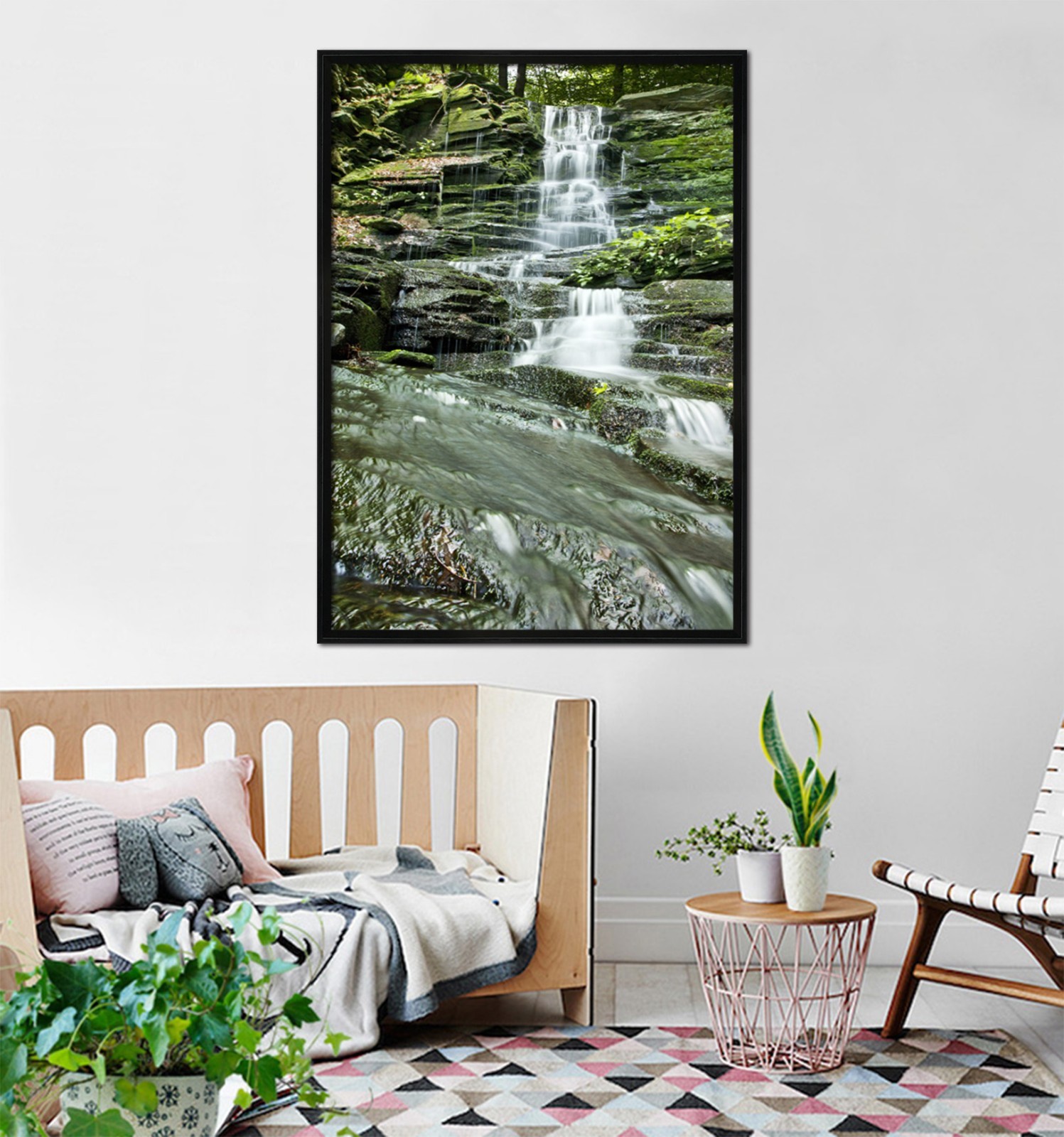 3D Rock Creek 45 Fake Framed Poster Home Decor Print Painting Unique Art