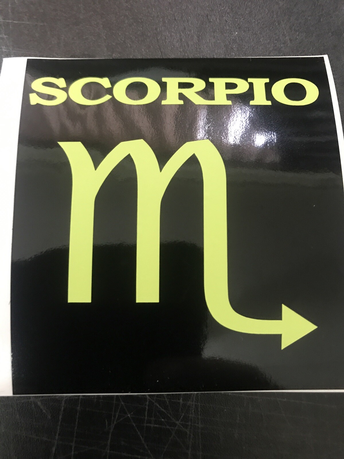 Scorpio Stickers Waterproof Indoors/Outdoors High Quality Vinyl