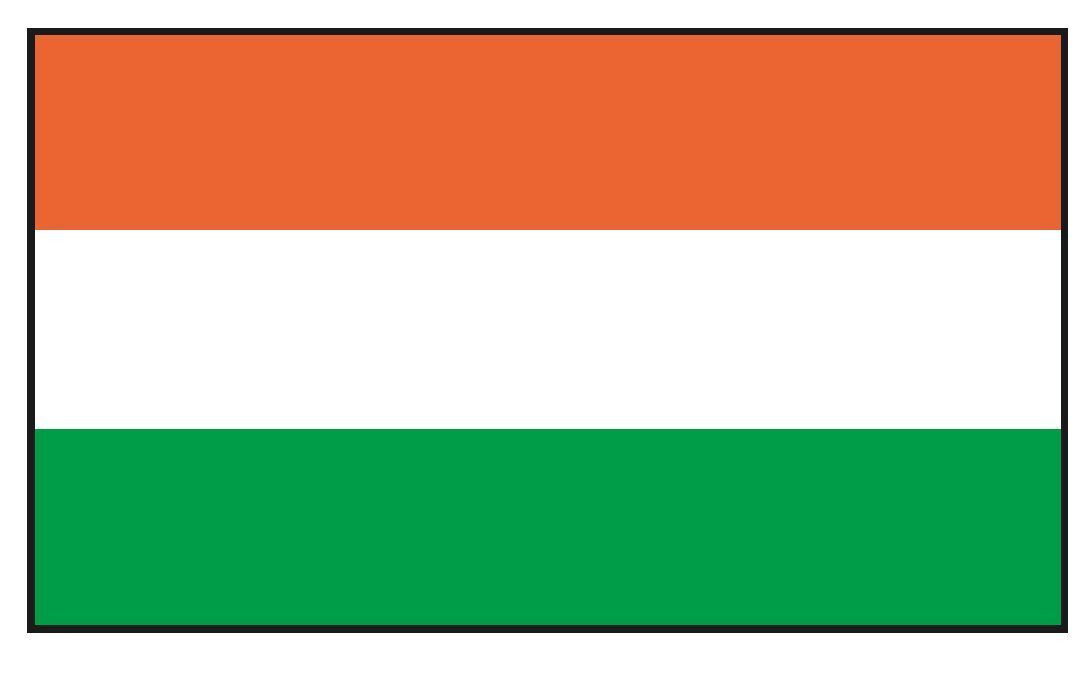 Hungary International Flag Sticker Decal F219
