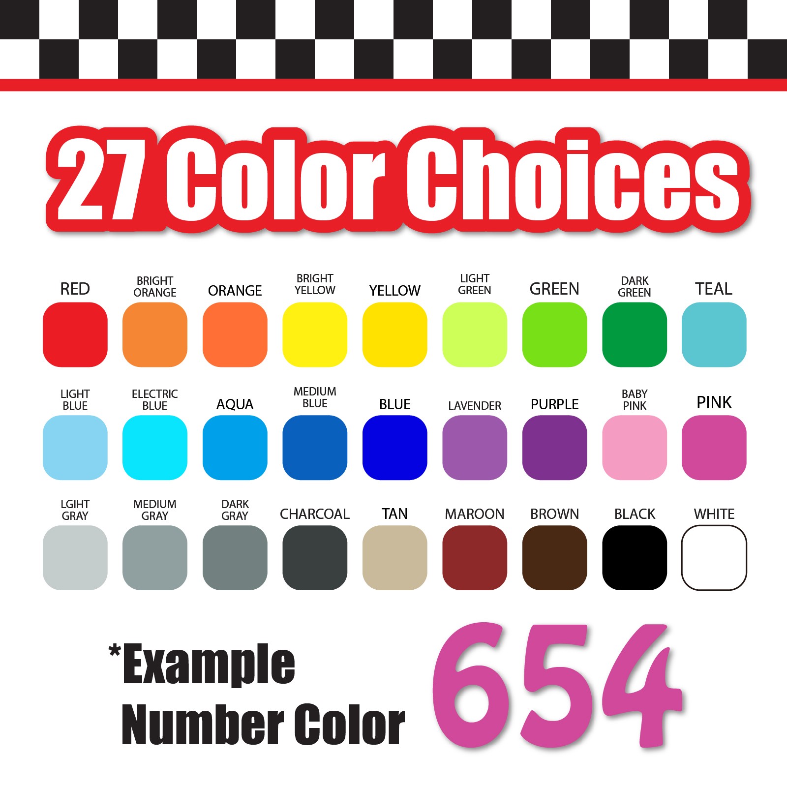 3x 3 Digit Custom Single Number Stickers Decal Locker Door Mailbox Boffo SSi