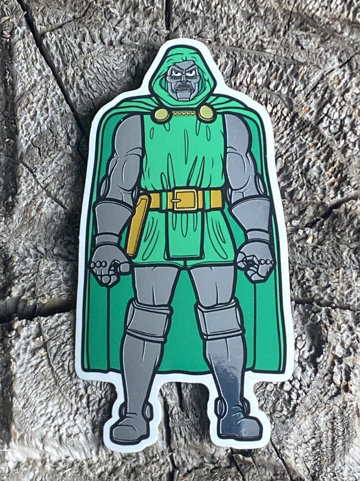 Dr. Doom Action Sticker