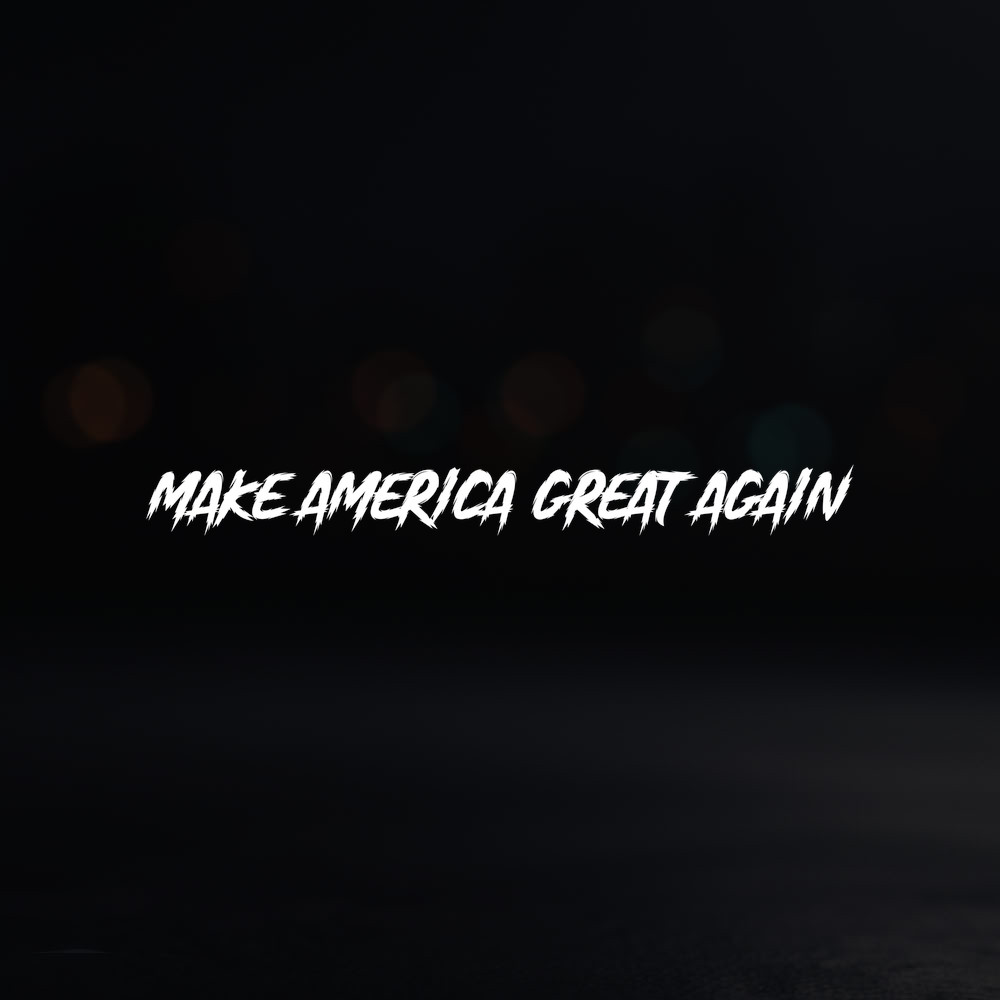 8in Vinyl Decal Sticker – “make america great again”