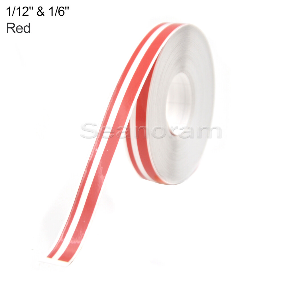 1/12″& 1/6″ Red DIY Home Shop Bar Pinstriping Pin Stripe Decal Vinyl Sticker