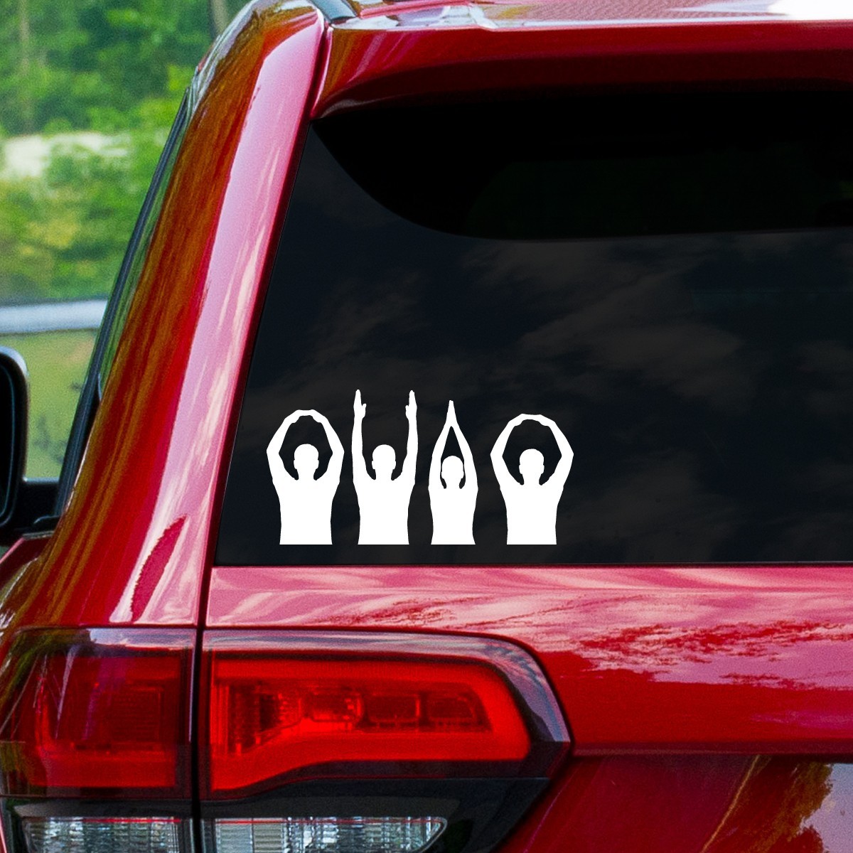 OHIO Arms Silhouette 6″ Wide Decal Window, Laptop Sticker 28 Different Colors!