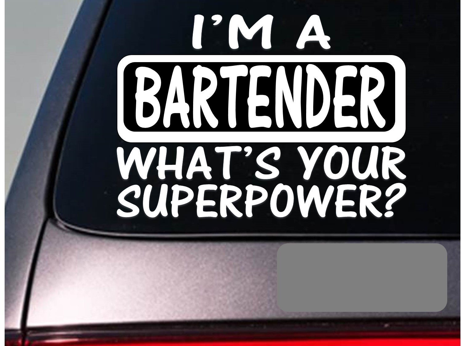 I’m a bartender sticker decal *E184* beer alcohol wine winery bottles cork