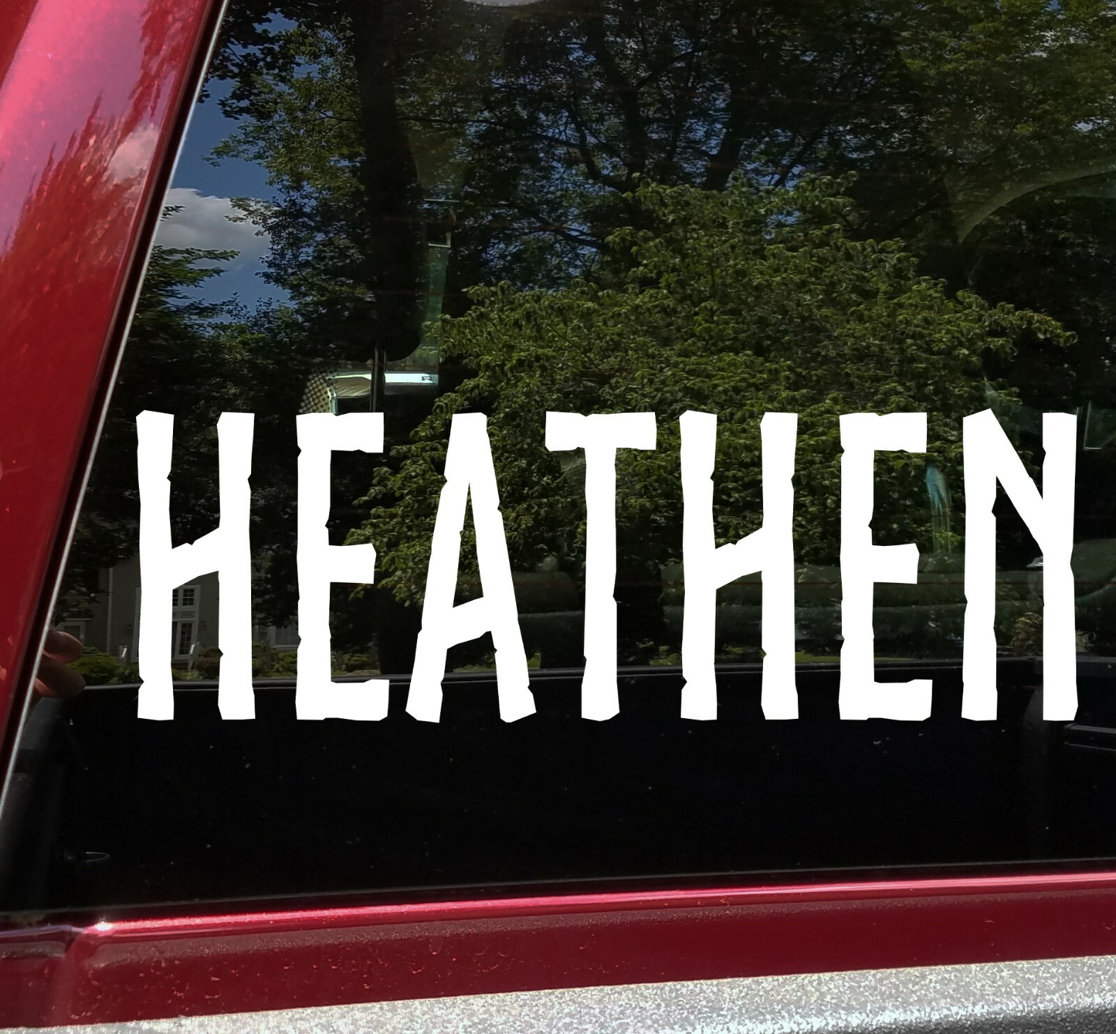Heathen Vinyl Decal V2 – Norse Viking Barbarian Valhalla Odin – Die Cut Sticker